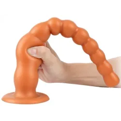 TheAssGasm Plug Silicone Suc Beads 33 x 4.5 cm